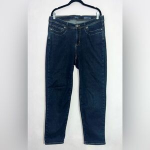 J Jill Dark Wash Blue Denim Jeans - Authentic Fit - Straight Leg size 16R